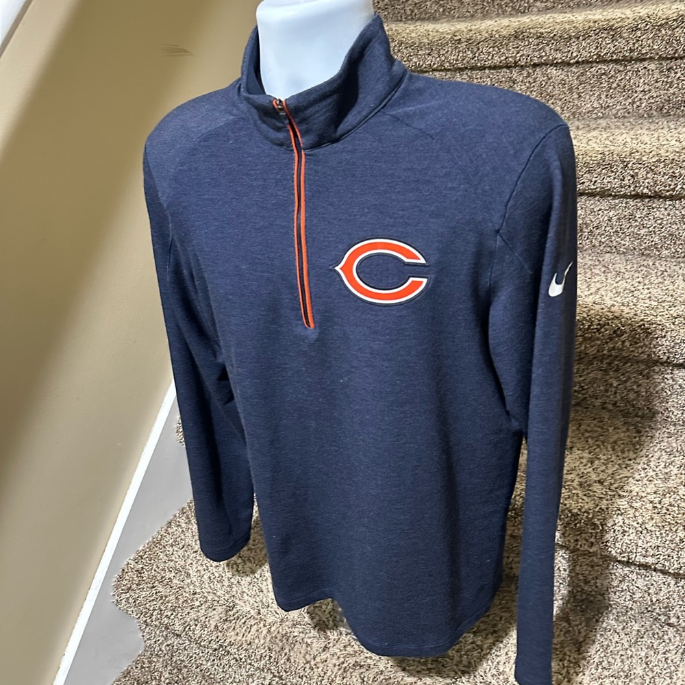 Nike On Field NFL dri-fit *Chicago Bears* lightweight men’s 1/4 zip shirt - S